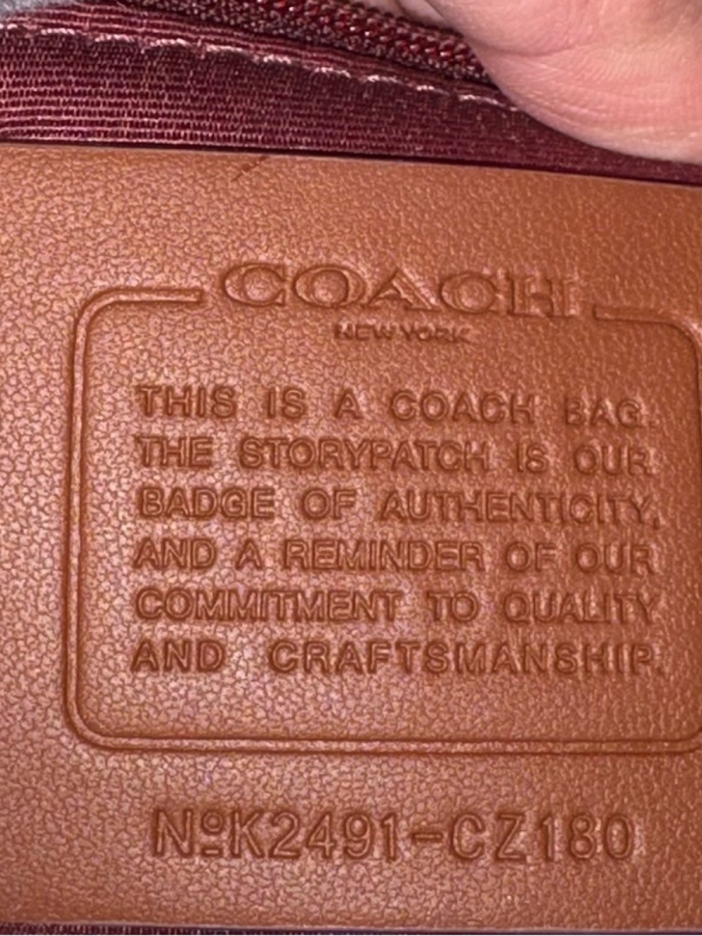 Coach Floral Signature Gallery Tote Bag in Brown and Pink - Picture 4 of 4